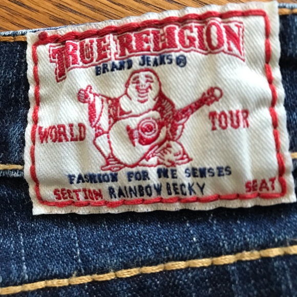 True Religion Rainbow Becky Jeans EUC - Picture 14 of 16
